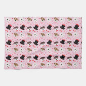 Happy Valentines Day Schnauzer Hunde Geschirrtuch (Horizontal)