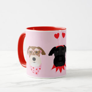 Happy Valentines Day Schnauzer Hunde Tasse