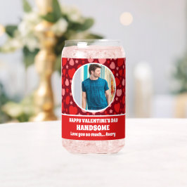 Happy Valentine's Day Schönes Foto Dosenglas
