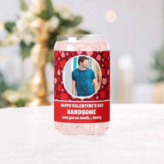 Happy Valentine's Day Schönes Foto Dosenglas (Insitu (Hochzeit))