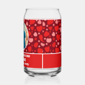 Happy Valentine's Day Schönes Foto Dosenglas (Links)