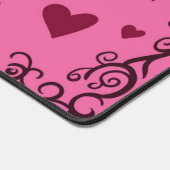 Happy Valentine's Day Schreibtischunterlage (Ecke)