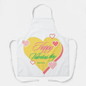 Happy Valentine's Day Schürze (Vorderseite)