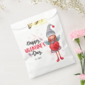 Happy Valentines Day Script Pun Gnome mit Herz Geschenktütchen (Versiegelt)
