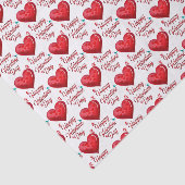 Happy Valentines Day Seidenpapier (Ausschnitt)