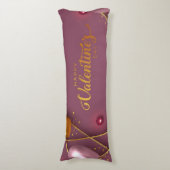 Happy Valentines Day Seitenschläferkissen (Vorderseite Vertikal)