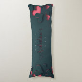 Happy Valentines Day Seitenschläferkissen (Vorderseite Vertikal)