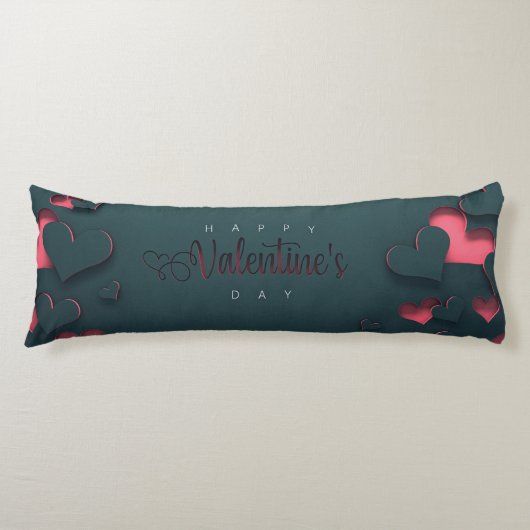 Happy Valentines Day Seitenschläferkissen (Vorderseite)