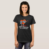 Happy Valentines Day Self  Introvert Humor Antisoc T-Shirt (Vorne ganz)