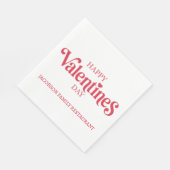 Happy Valentines Day Serviette (Ecke)