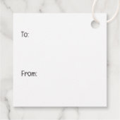 Happy Valentines Day Shiba Inu Hunde Geschenkanhänger (Rückseite)