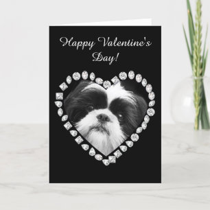 Happy Valentine's Day Shih Tzu greeting card Feiertagskarte