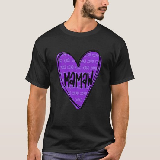 Happy Valentines Day Shirt For Mamaw (Vorderseite)