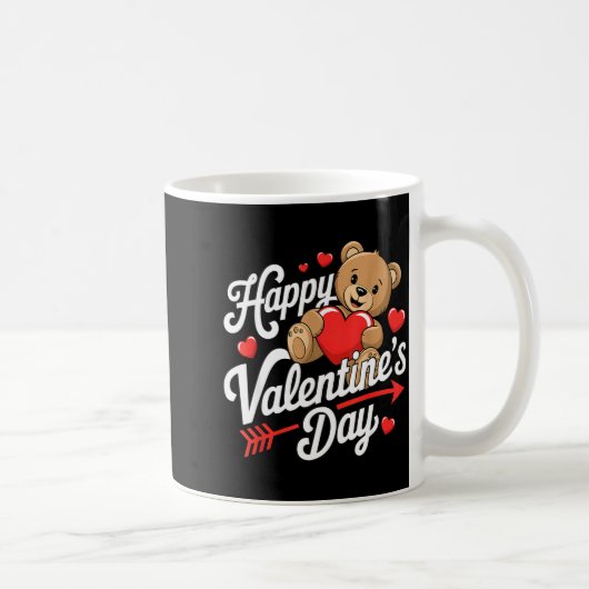 Happy Valentines Day Shirts Women Cute Valentine Kaffeetasse (Rechts)