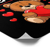 Happy Valentines Day Shirts Women Cute Valentine Poster (Ecke)