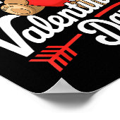 Happy Valentines Day Shirts Women Cute Valentine  Poster (Ecke)