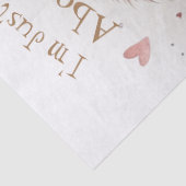 Happy Valentine's Day Sloth Seidenpapier (Detail)