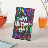 Happy Valentine's Day Sockelschild (In SItu)