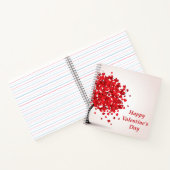 Happy Valentine's Day Spiral Notebook Notizblock (Innenseite)