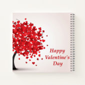 Happy Valentine's Day Spiral Notebook Notizblock (Rückseite)
