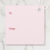 Happy Valentines Day Spitz Hunde Geschenkanhänger (Rückseite)