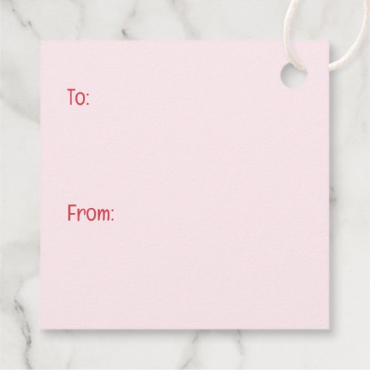 Happy Valentines Day Spitz Hunde Geschenkanhänger (Rückseite)