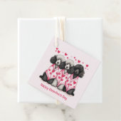 Happy Valentines Day Standard Poodle Hunde Geschenkanhänger (Beispiel)