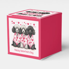 Happy Valentines Day Standard Poodle Hunde Geschenkschachtel