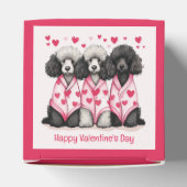 Happy Valentines Day Standard Poodle Hunde Geschenkschachtel (Oben)