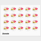 Happy Valentine's Day Stickers (Blatt)