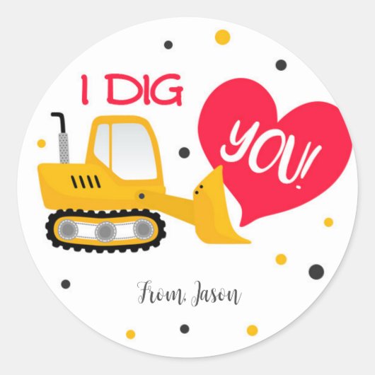 Happy Valentine's Day Stickers (Vorderseite)