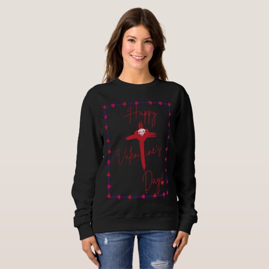 Happy Valentine's Day Sweatshirt (Vorne ganz)