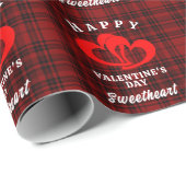 HAPPY VALENTINE'S DAY SWEETHEART GESCHENKPAPIER (Rolleneckpunkt)