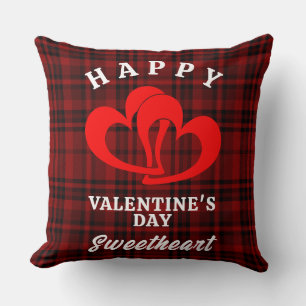 HAPPY VALENTINE'S DAY SWEETHEART KISSEN
