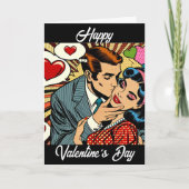 Happy Valentine's Day Sweetheart | Liebe Karte (Vorderseite)