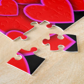 Happy Valentines Day Sweetheart Romantische Herzen Puzzle (Seite)
