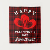 HAPPY VALENTINE'S DAY SWEETHEART WANDTEPPICH (Vorderseite)