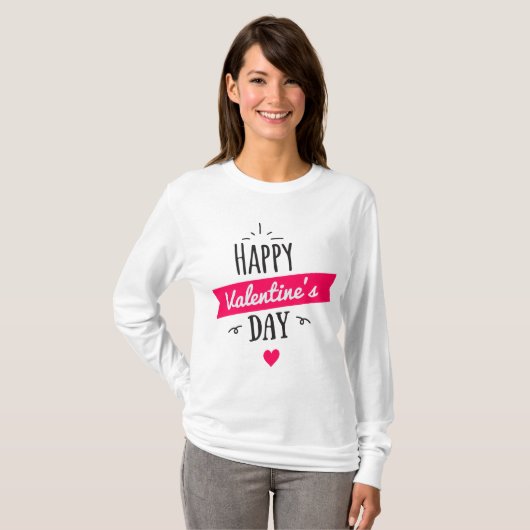 Happy Valentine's Day T-Shirt (Vorne ganz)