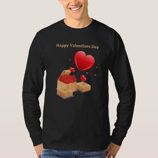 Happy Valentines Day T-Shirt (Vorderseite)