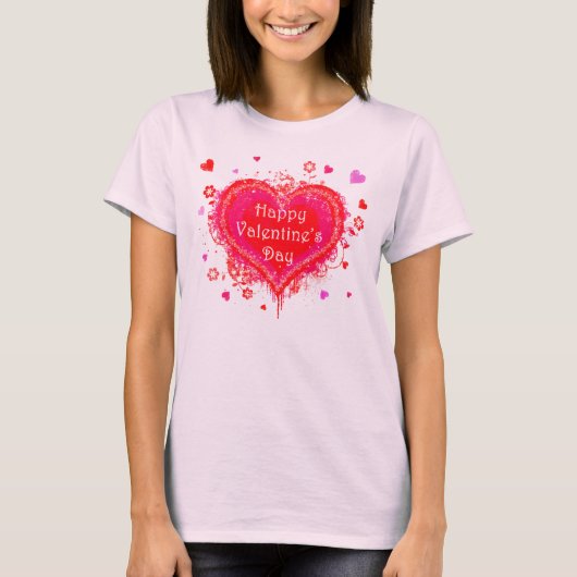 Happy Valentine's Day T-Shirt (Vorderseite)