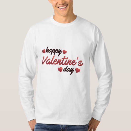 Happy Valentine's Day T-Shirt (Vorderseite)