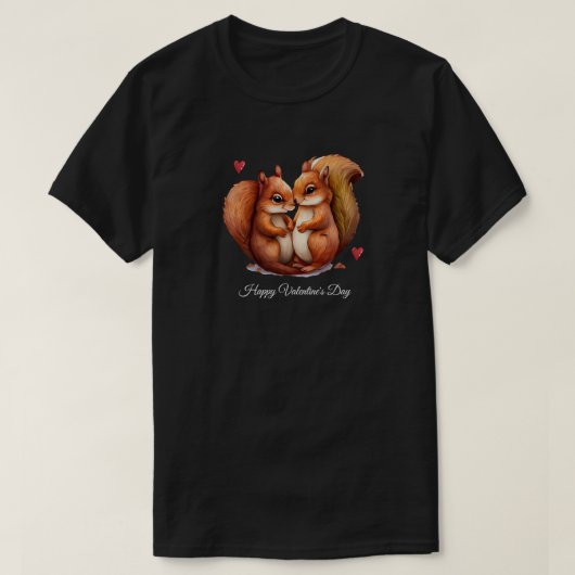 Happy Valentine's Day T - Shirt (Design vorne)