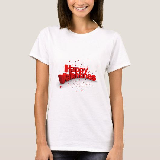 Happy Valentine's Day T-Shirt (Vorderseite)