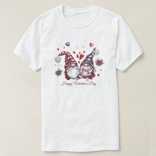 Happy Valentine's Day T - Shirt (Design vorne)