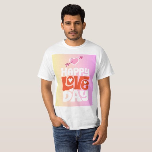 Happy Valentine's Day T-Shirt (Vorne ganz)