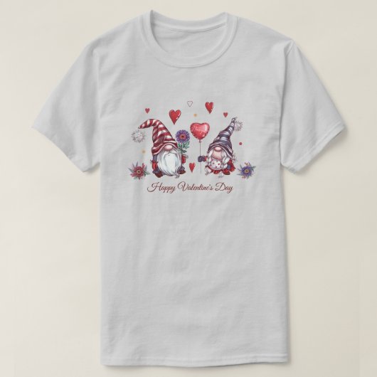 Happy Valentine's Day T - Shirt (Design vorne)