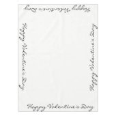 Happy Valentine's Day Tablecloth Tischdecke (Vorderseite)