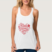 Happy Valentine's Day Tank Top (Vorderseite)
