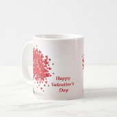 Happy Valentine's Day Tasse (Vorderseite Links)