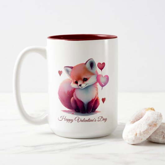 Happy Valentine's Day Tasse (Mit Donut)